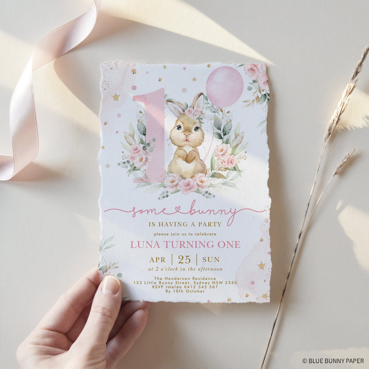 First Birthday Invitation