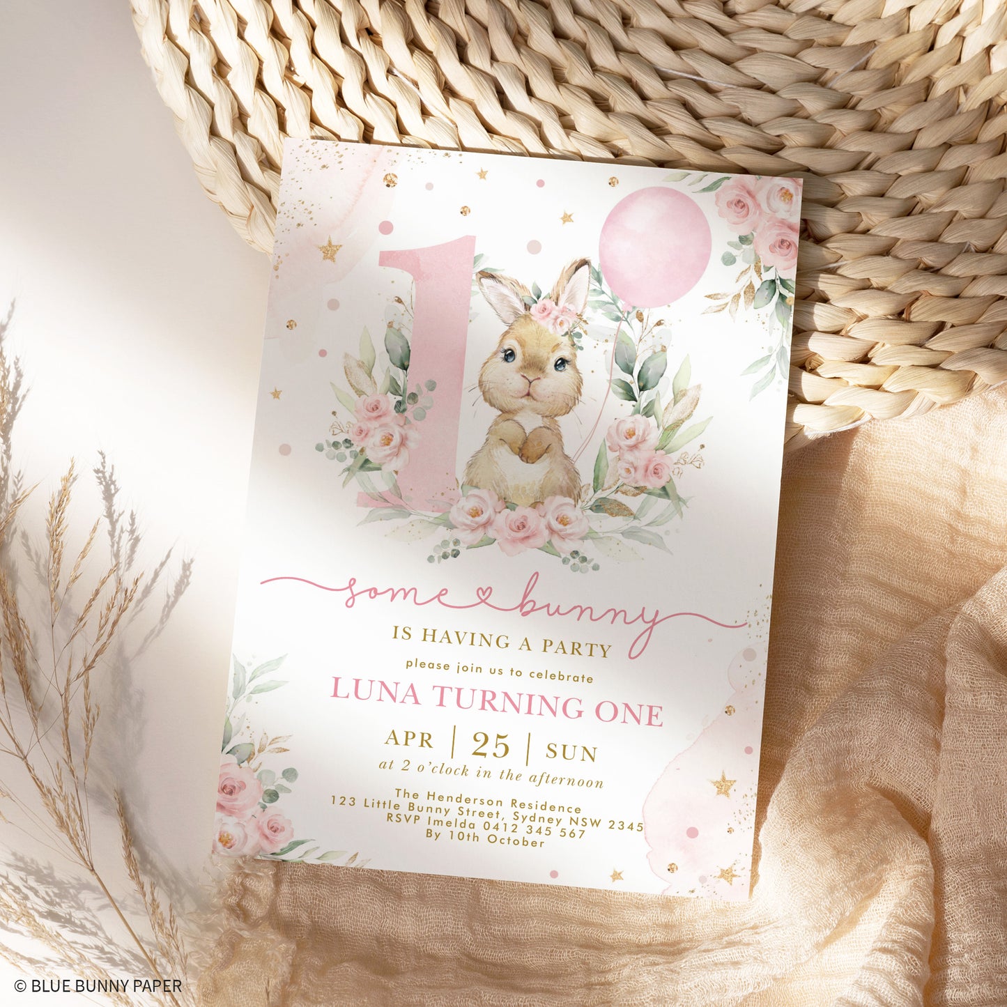 First Birthday Invitation