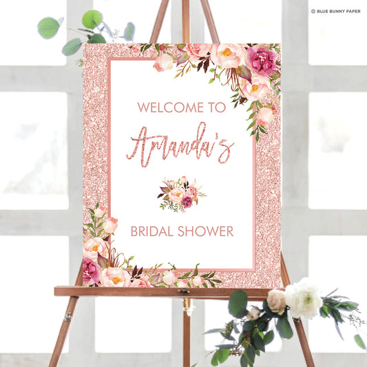 Bridal Shower Welcome Sign