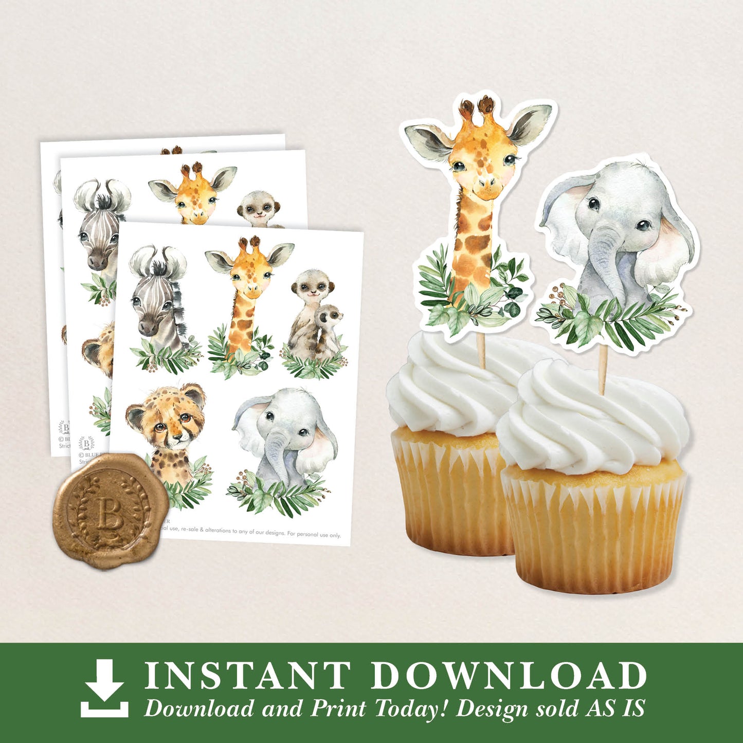 Wild One Cake Topper