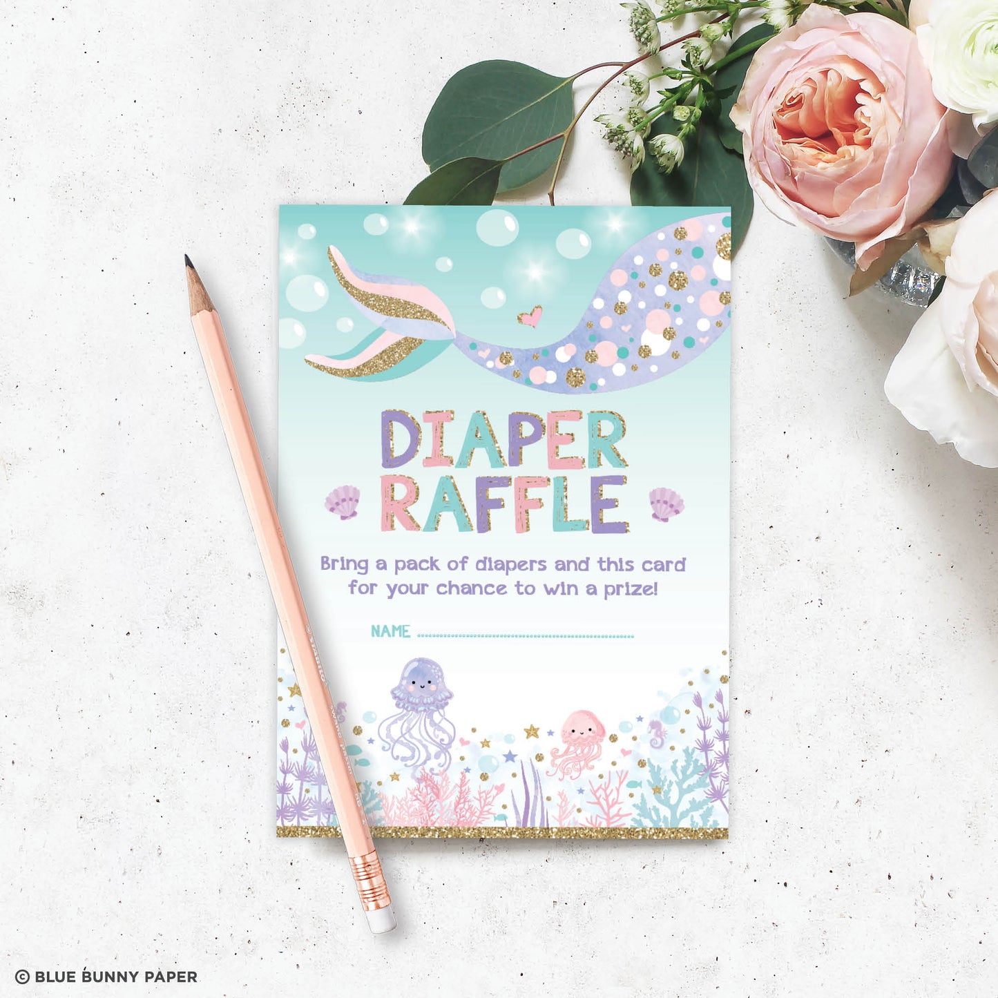 Diaper Raffle Card