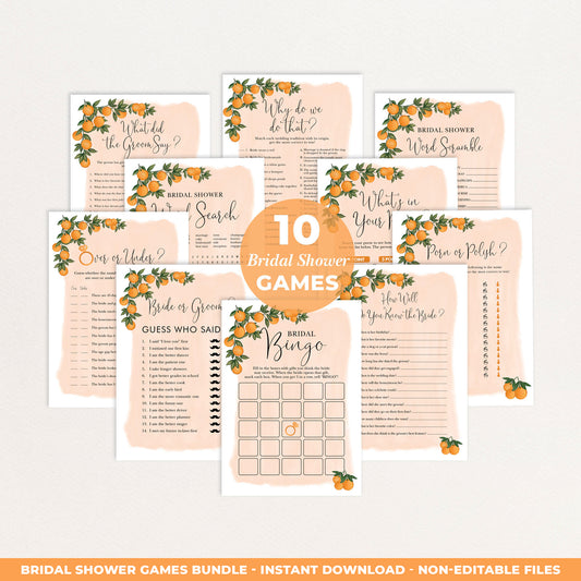 Bridal Shower Games Bundle