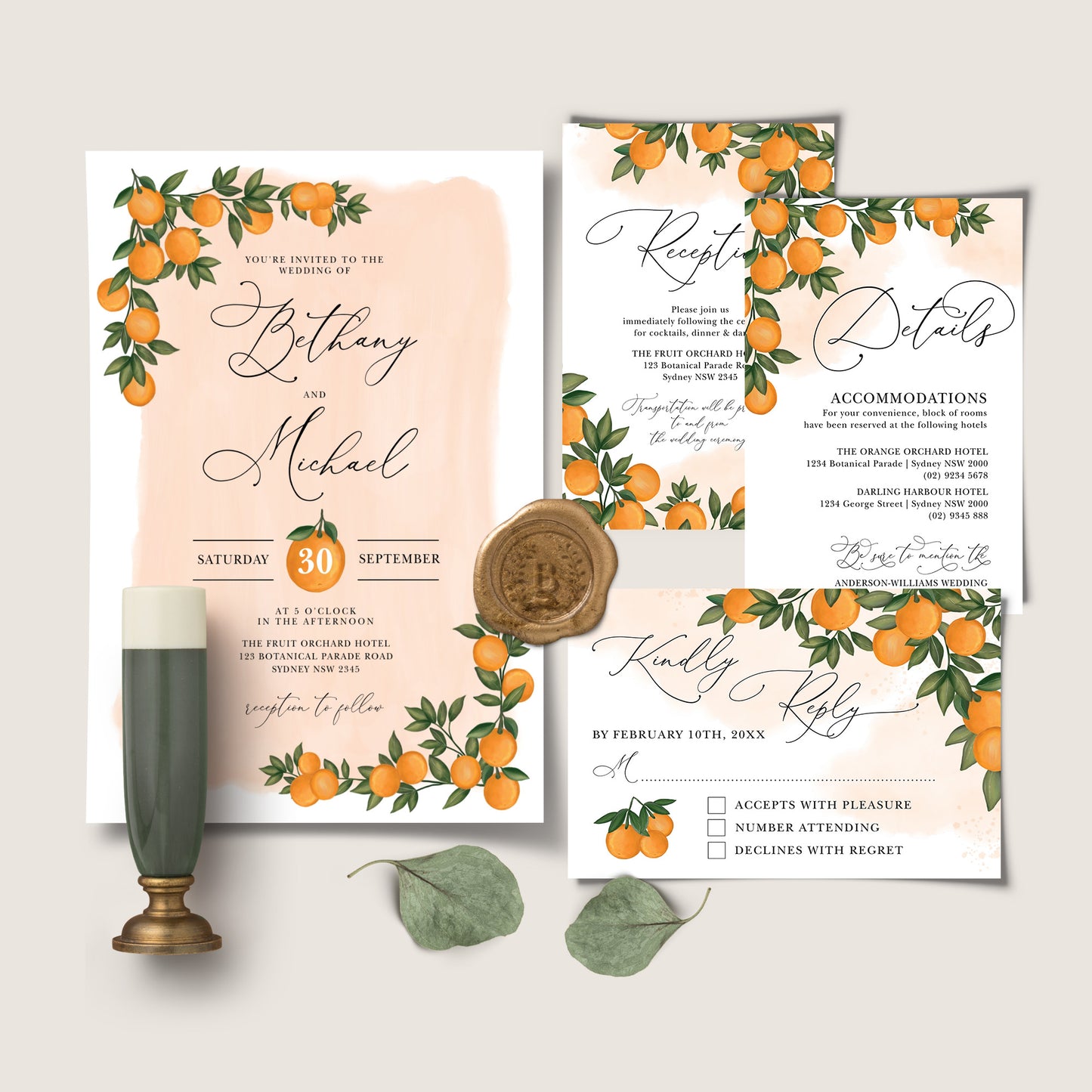 Wedding Invitation Suite