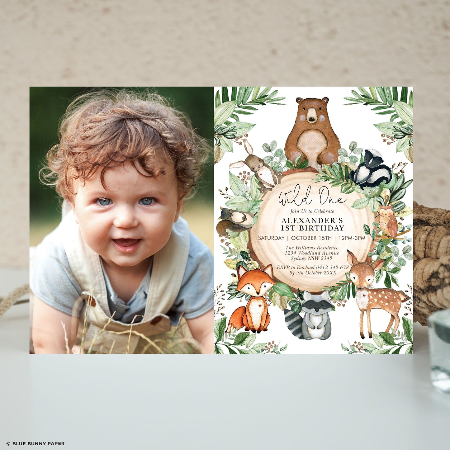 Wild One Birthday Invitation