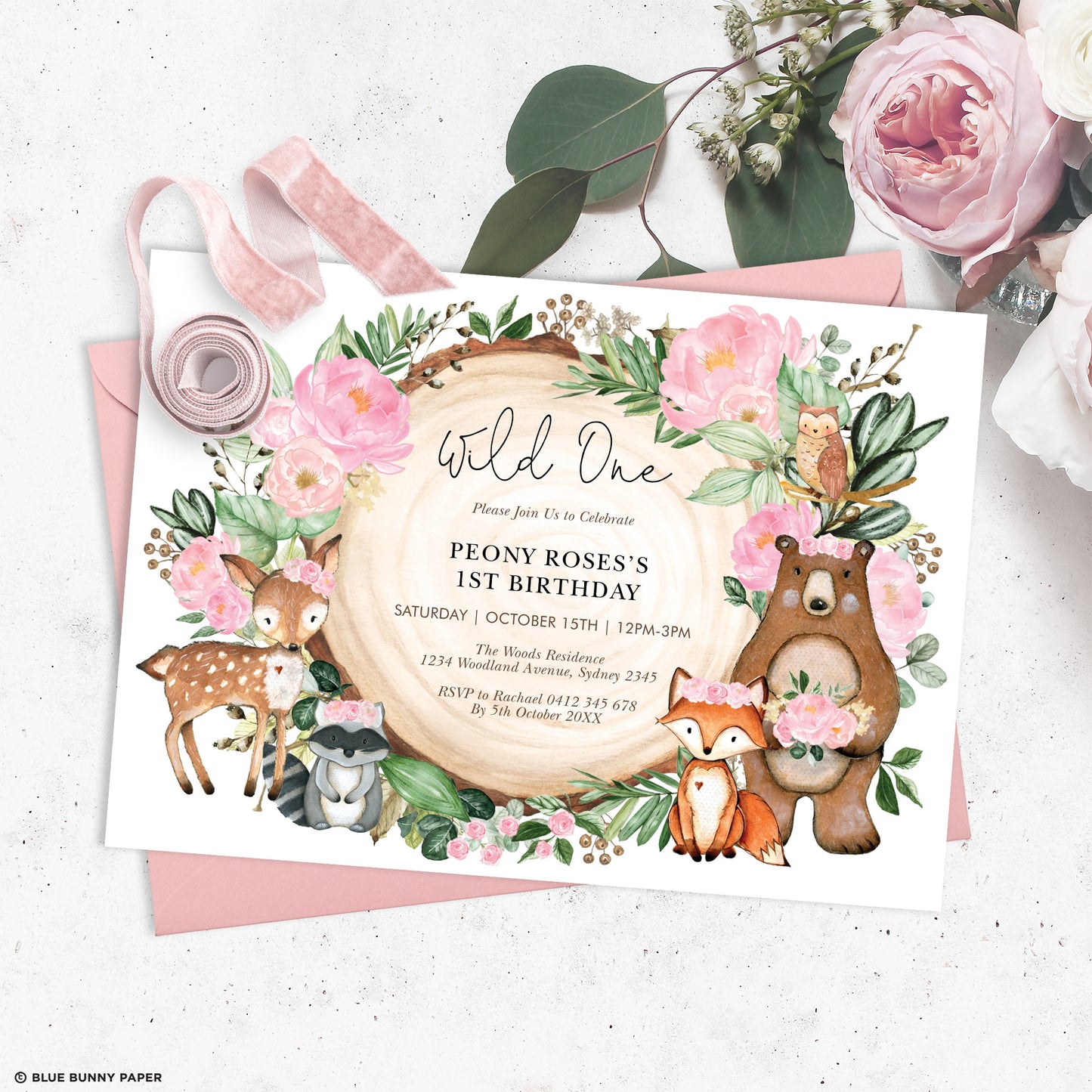 Wild One Birthday Invite