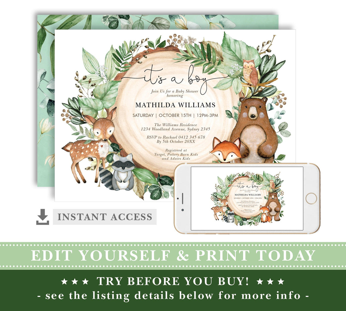 Baby Shower Invitation