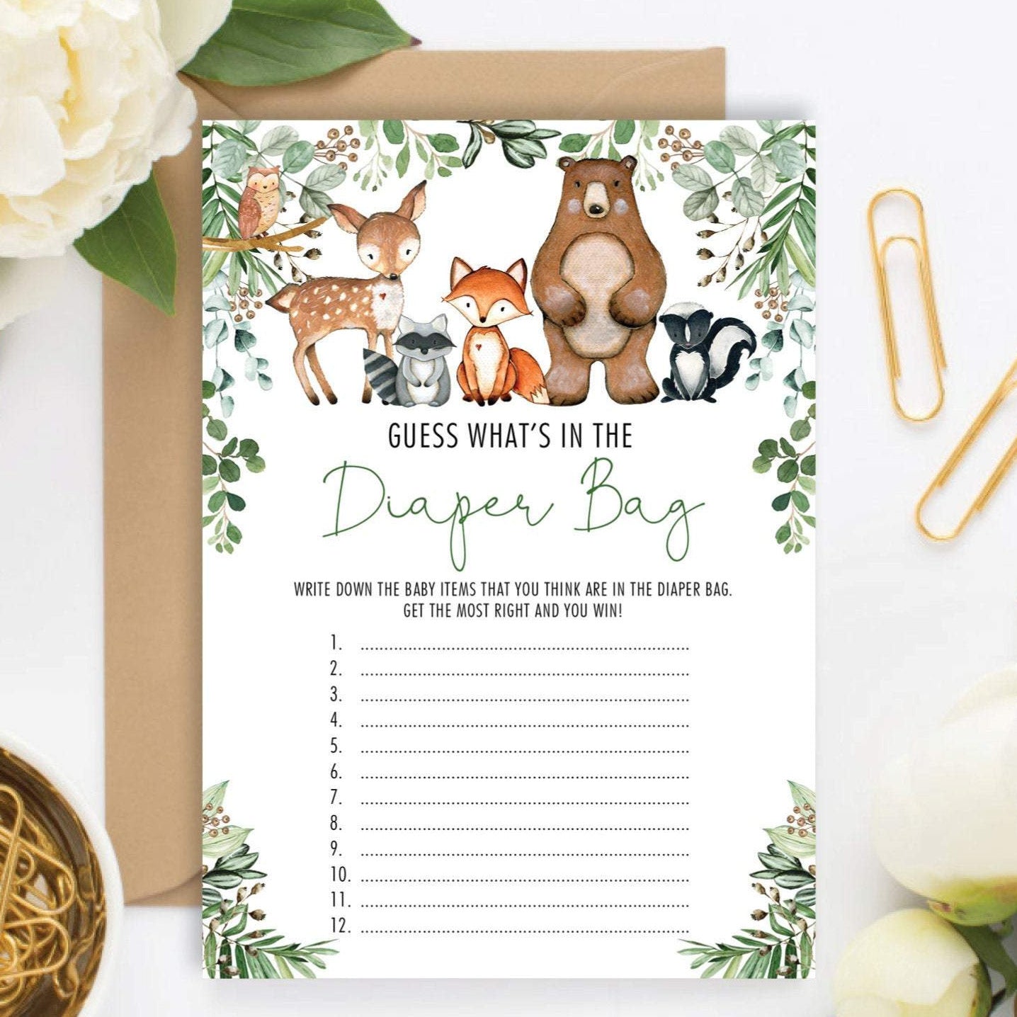 What's in The Diaper Bag Game