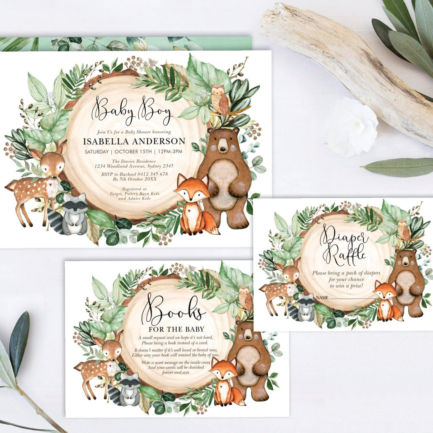 Baby Shower Invitation Bundle