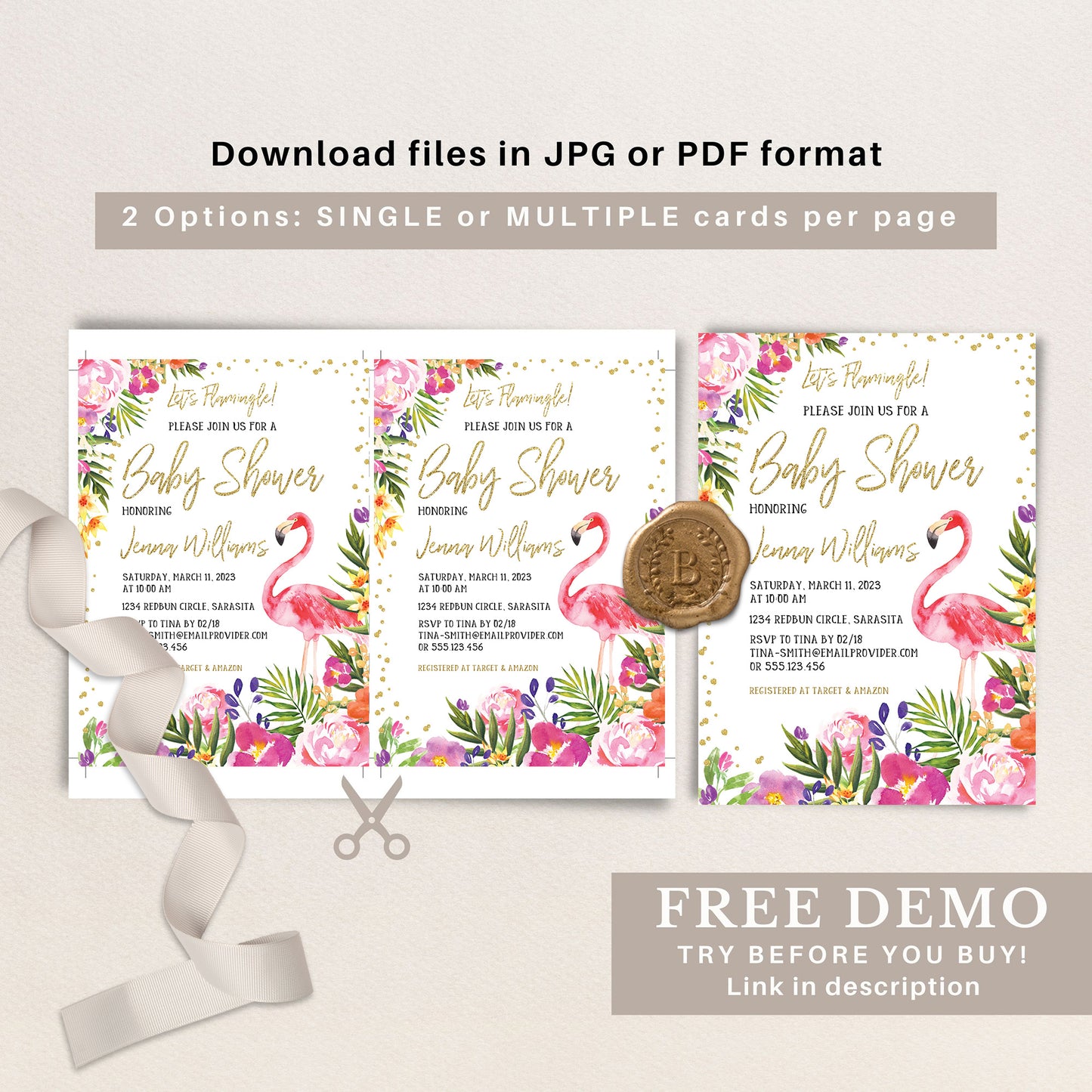 printable Baby Shower Invitation