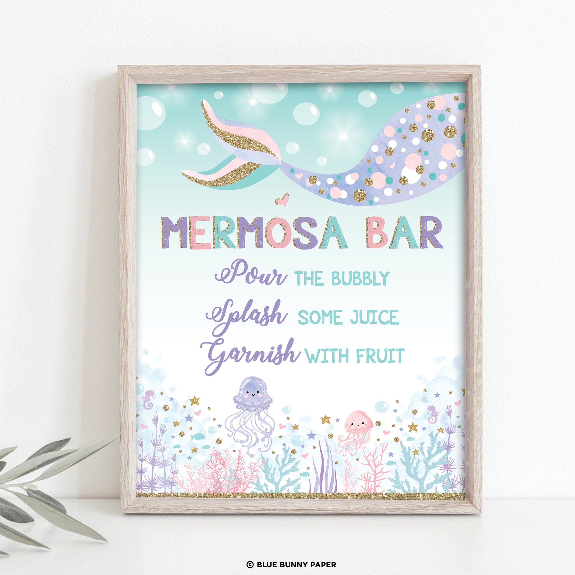 Mermaid Mermosa Bar Sign