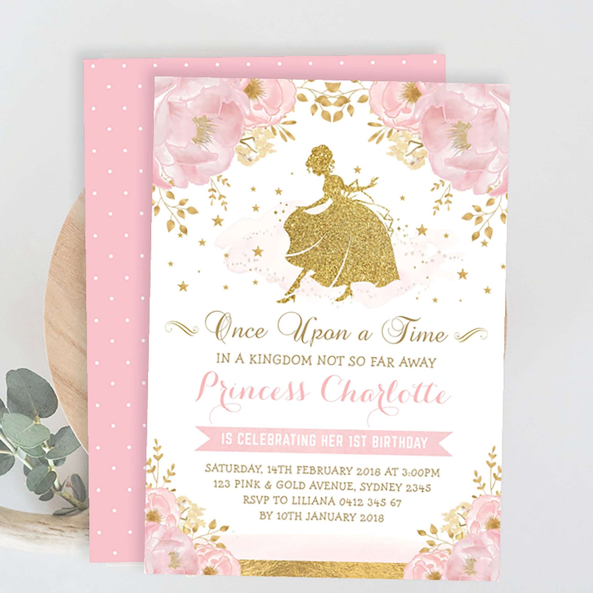 Princess Birthday Invitation