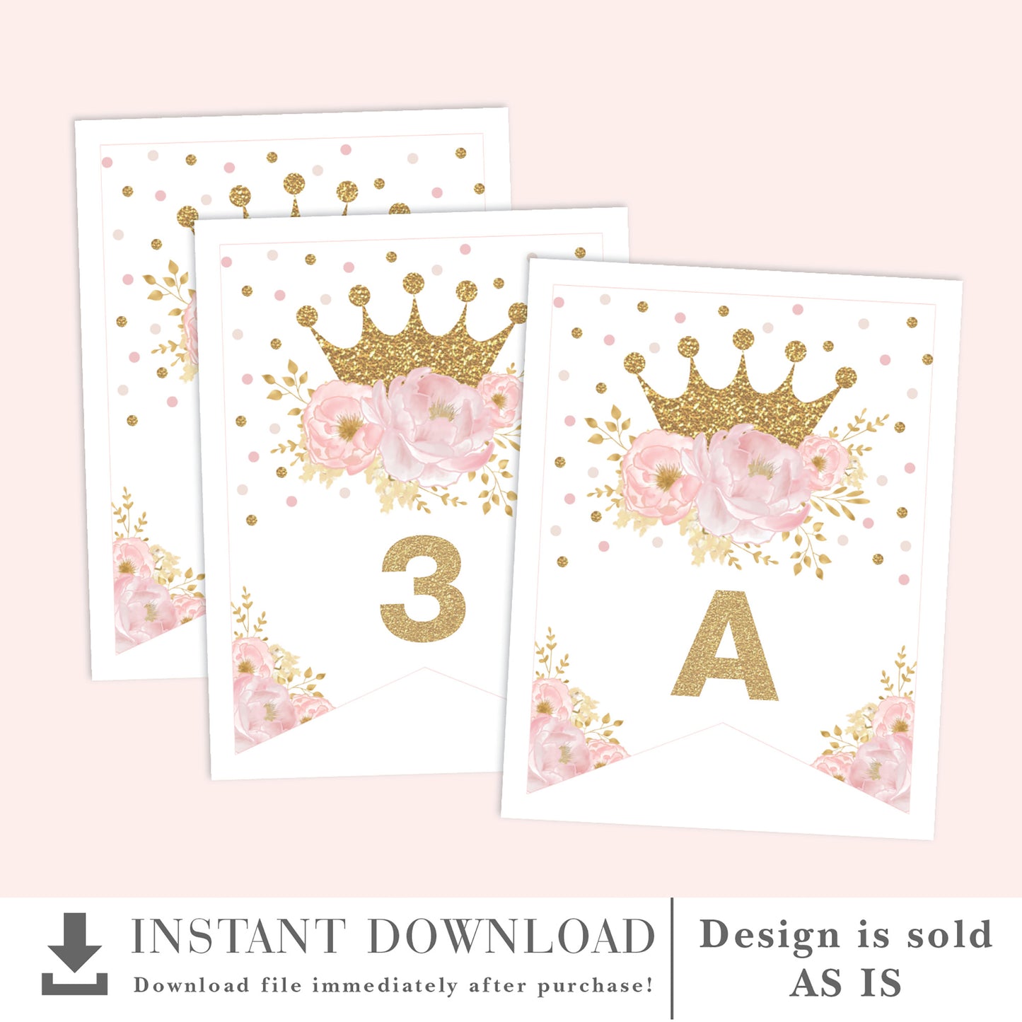 Princess Party Bunting