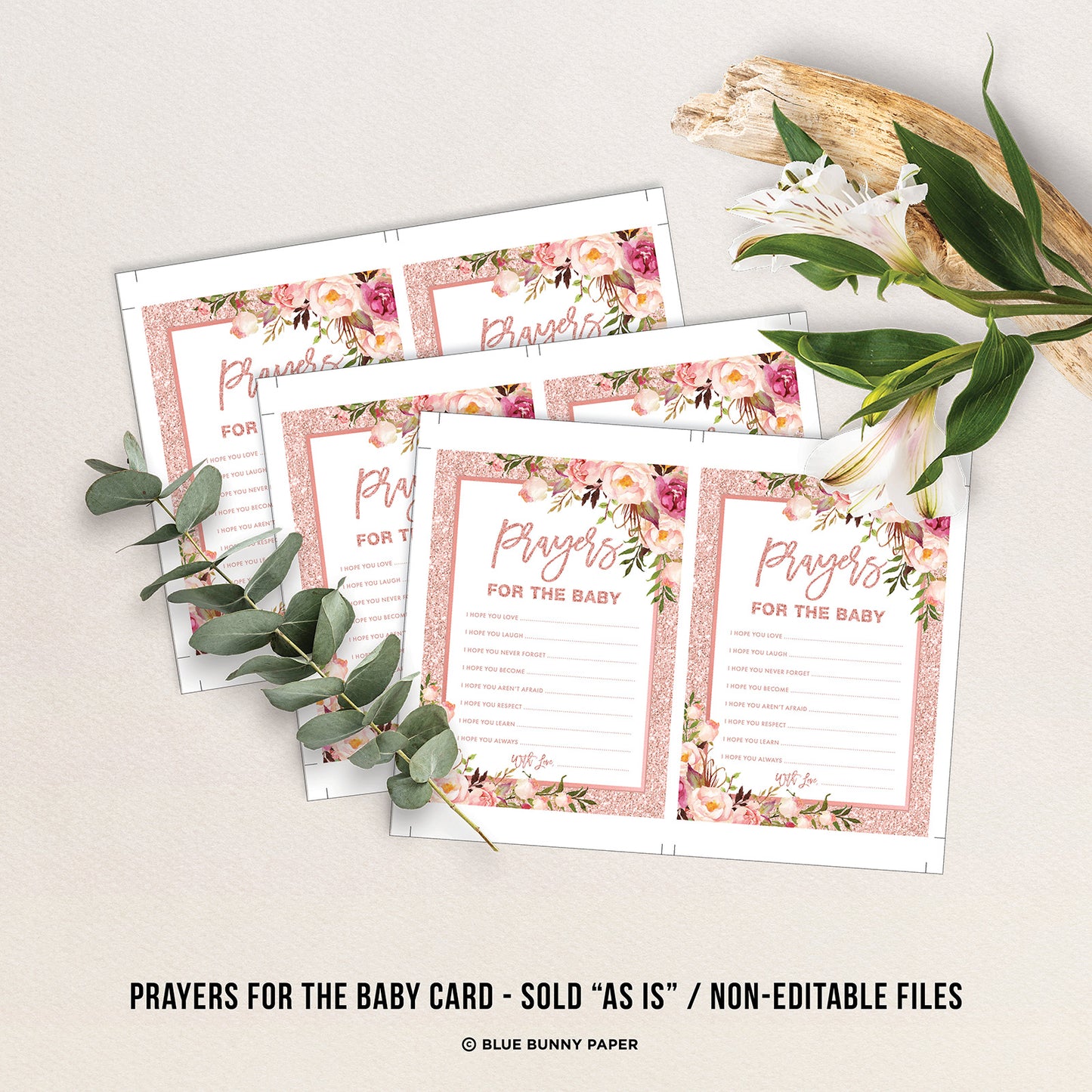 prayers for baby baptism party game