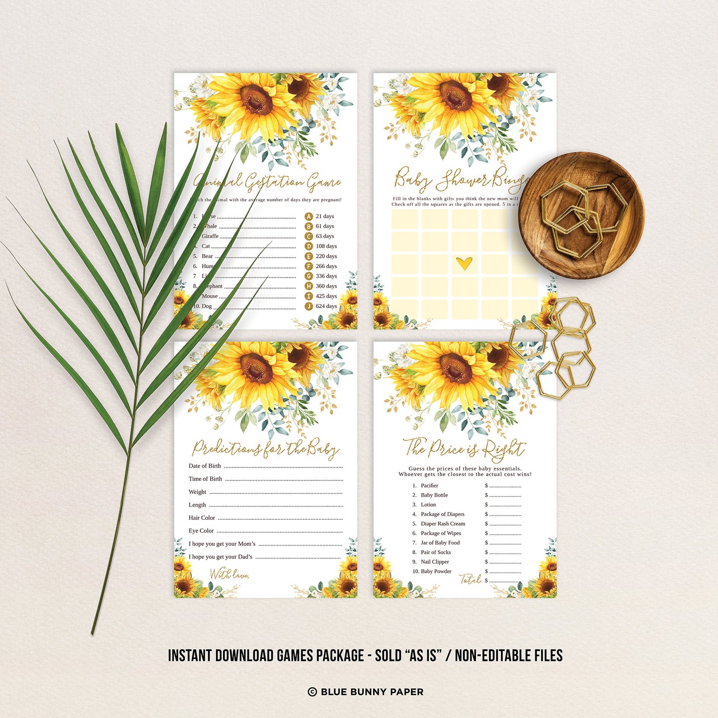 Baby Shower Games Package