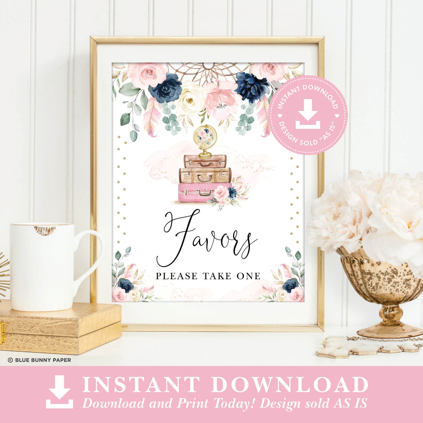 Favors Party Sign