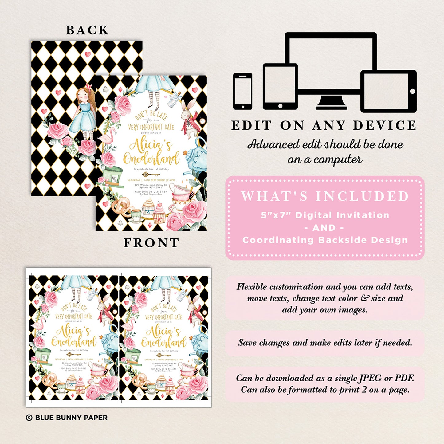 First Birthday Invitation
