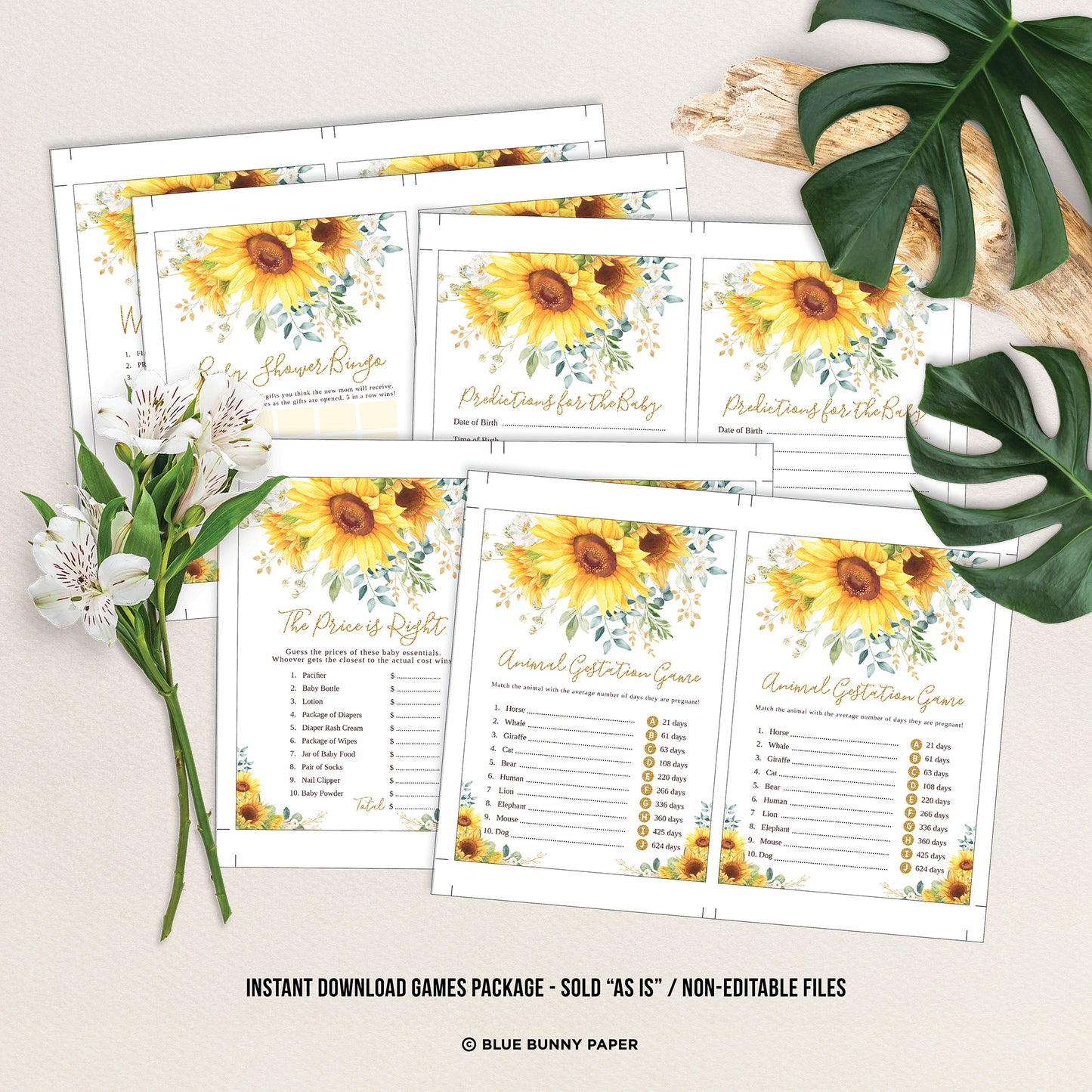 Baby Shower Games Package