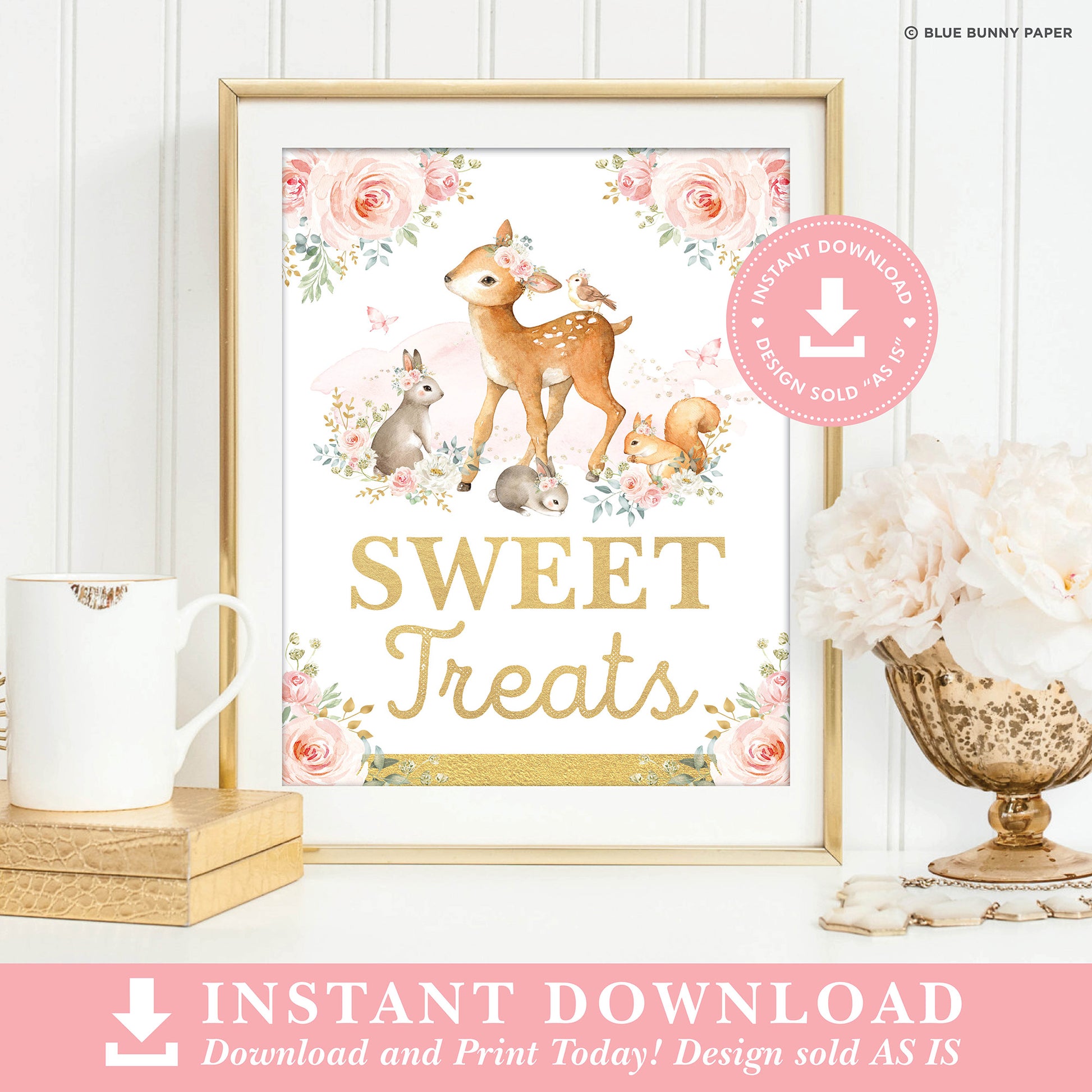 Printable Sweet Treats Party Sign
