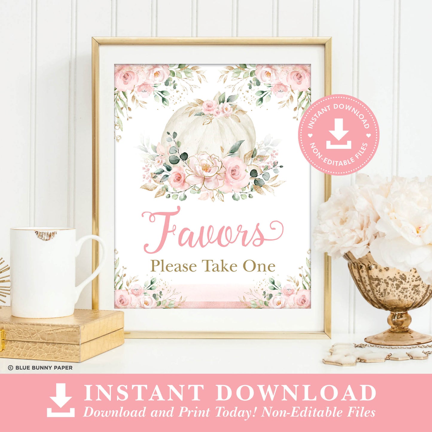 Favors Party Sign