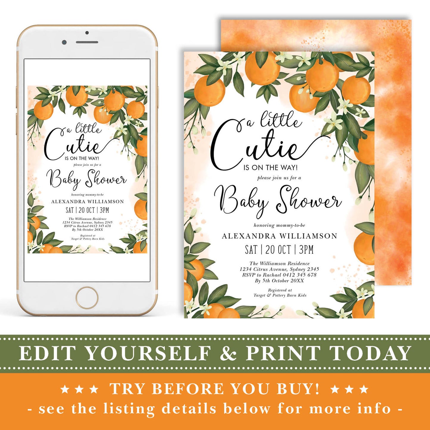 Baby Shower Invitation