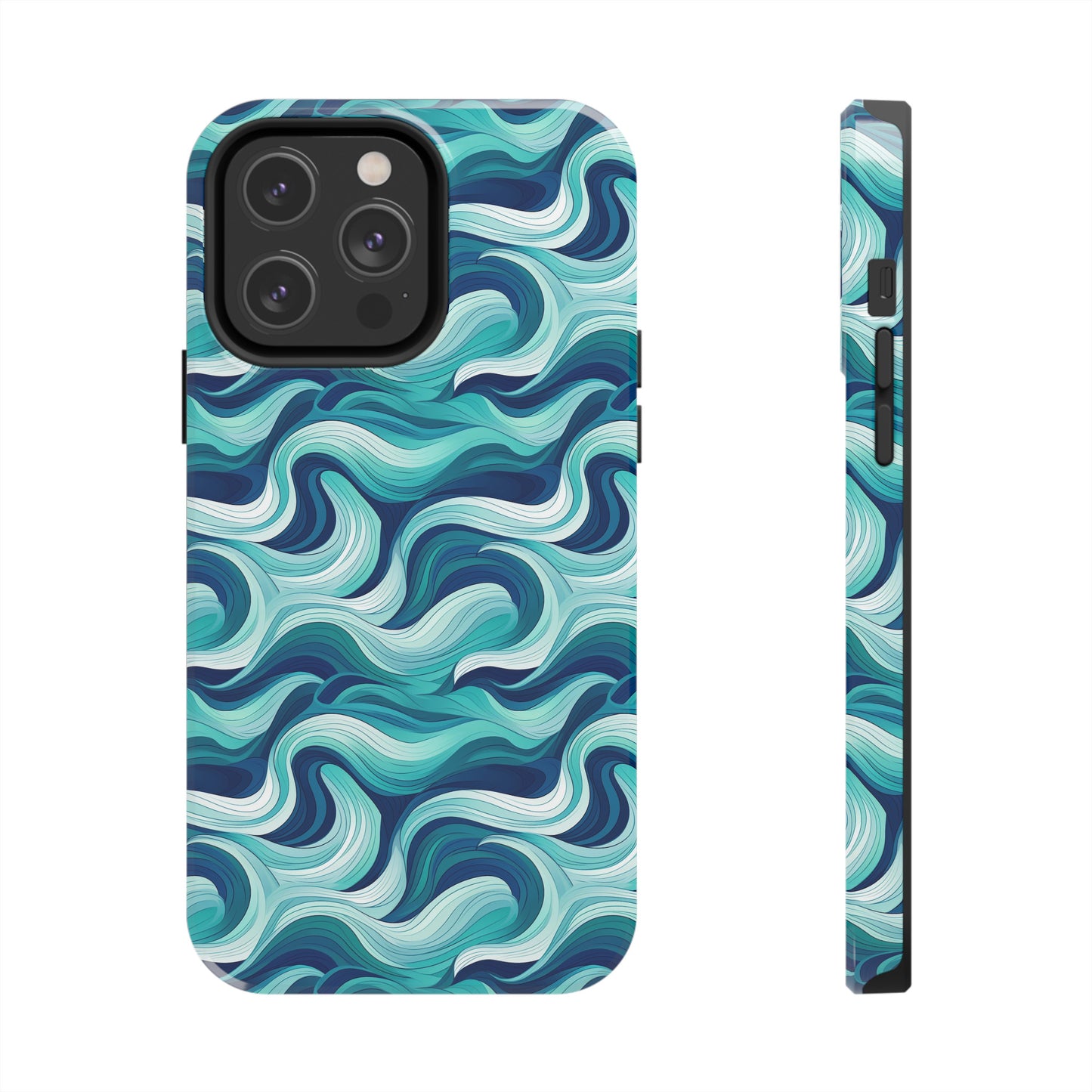 tough iPhone Case with a wavy pattern