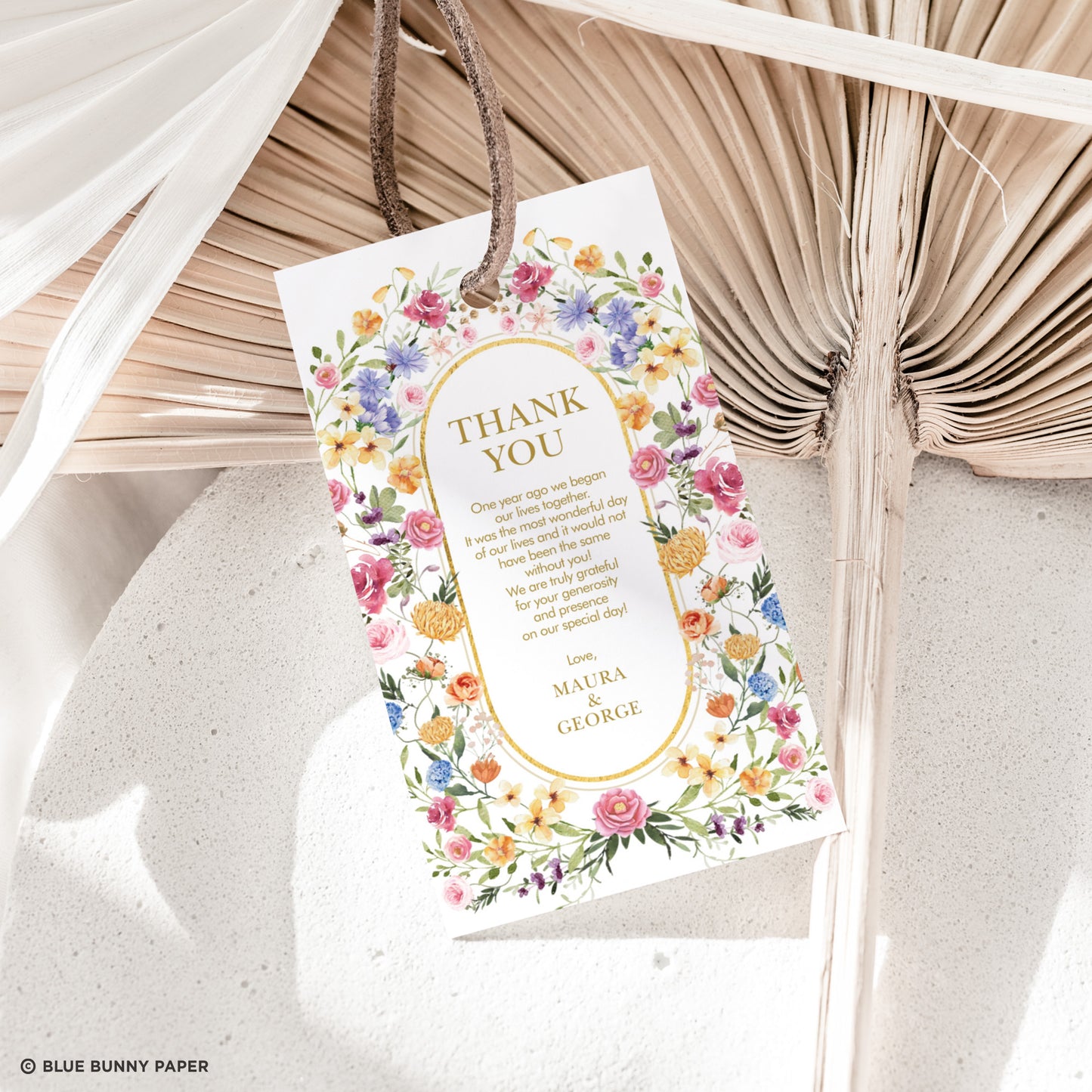 Wedding Favor Tag