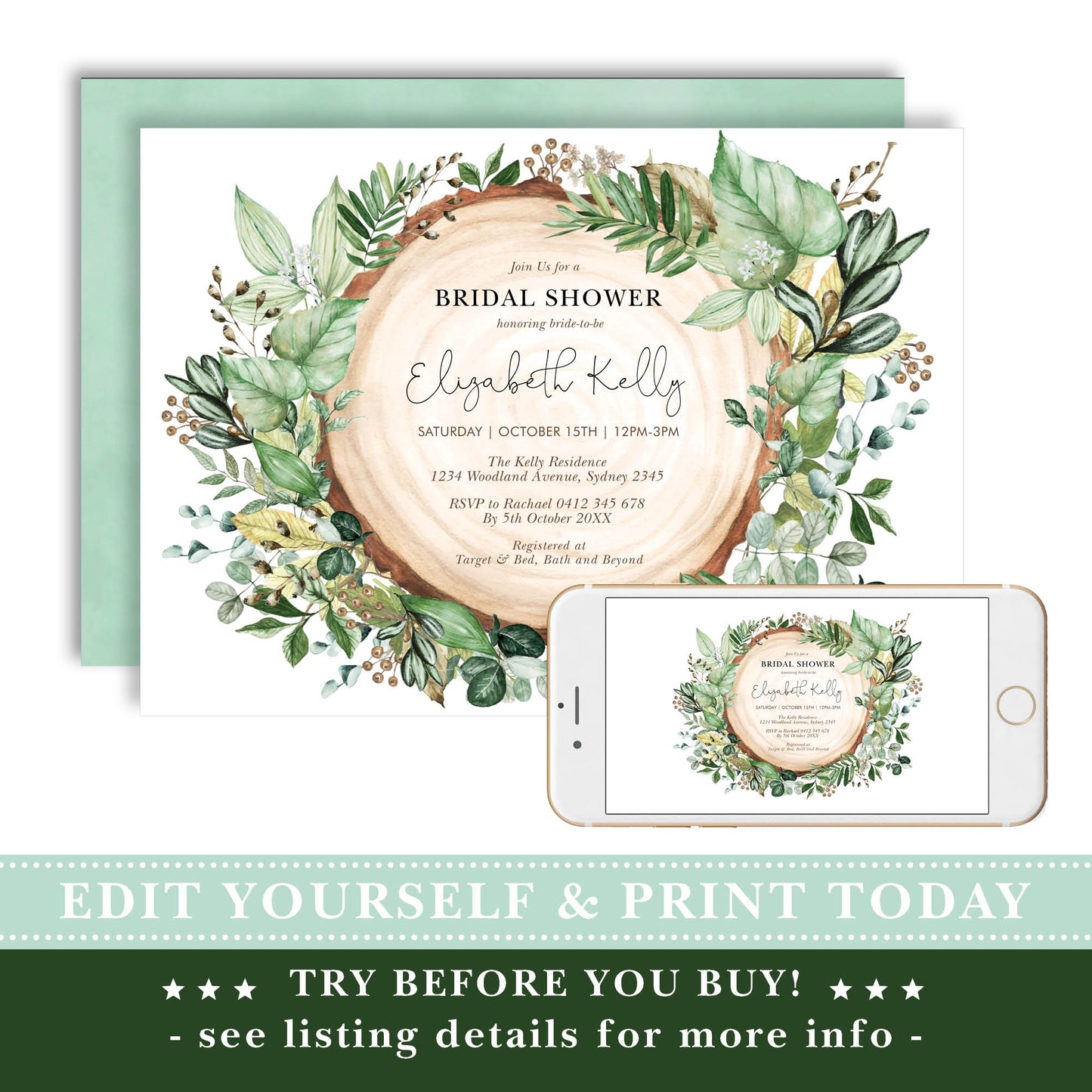 Bridal Shower Invitation