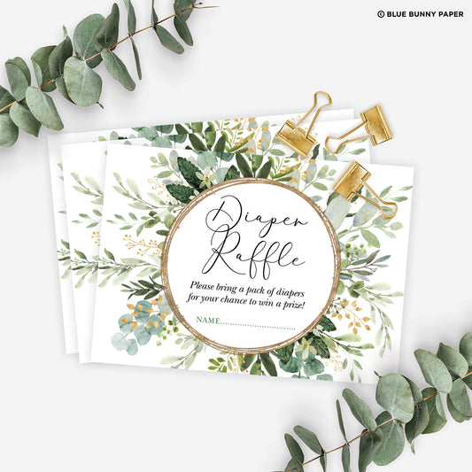 Diaper Raffle Cards