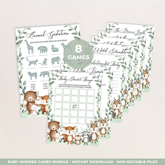 Baby Shower Games Bundle
