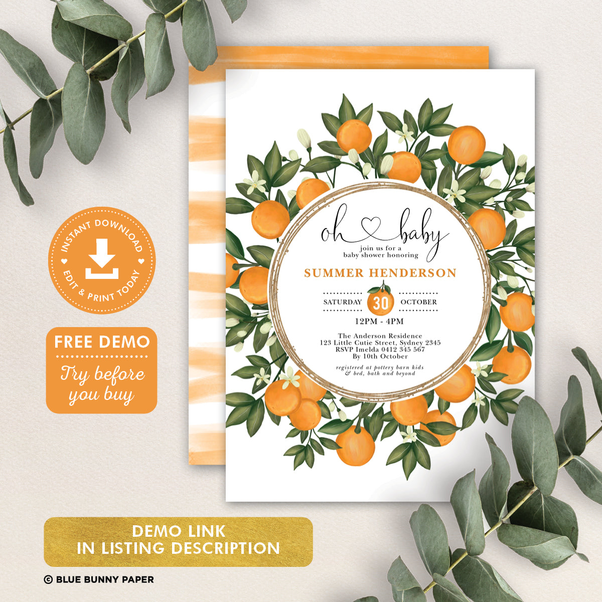 Baby Shower Invitation