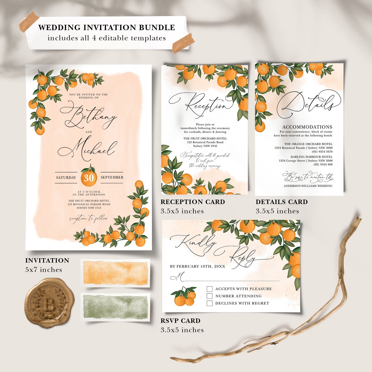 Wedding Invitation Suite
