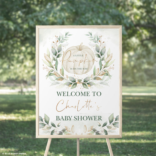Baby Shower Welcome Sign