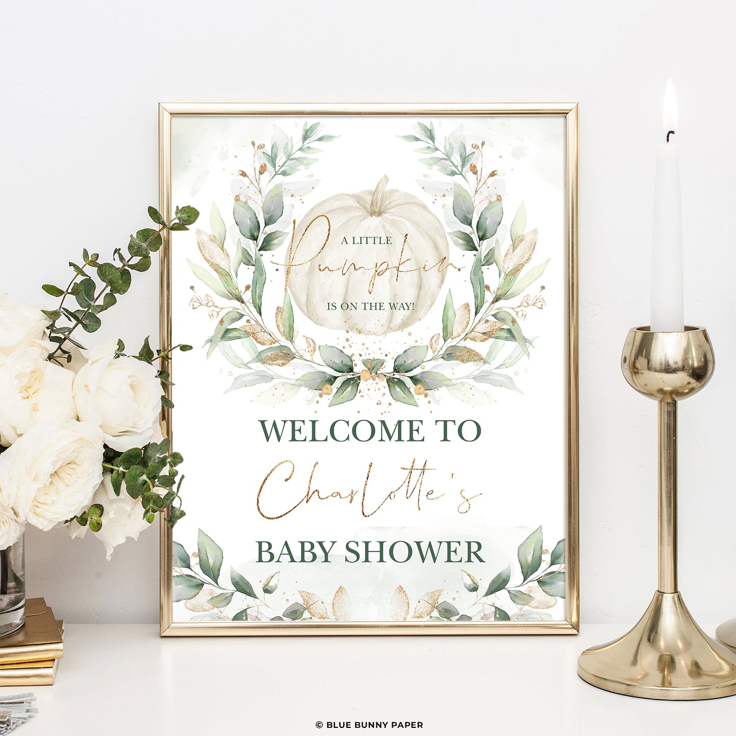 Baby Shower Welcome Sign