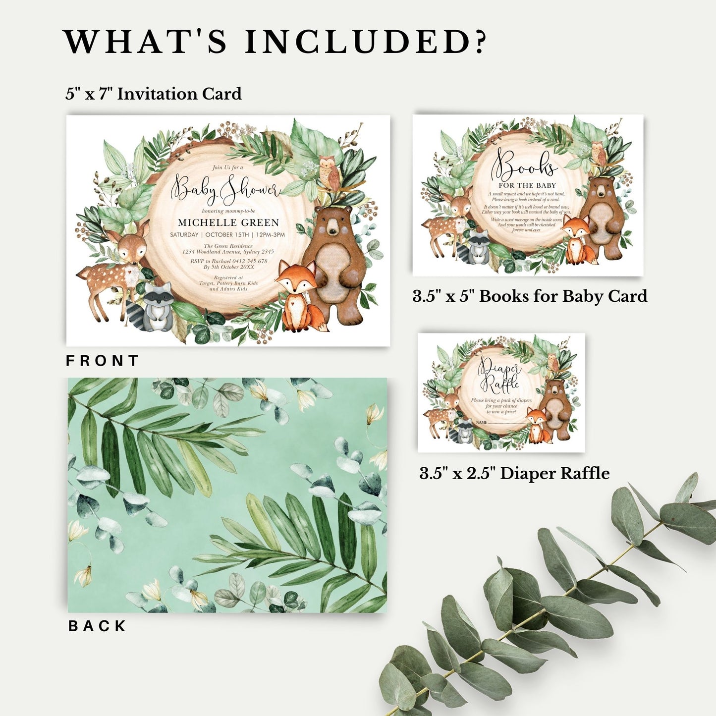 Baby Shower Invitation Bundle