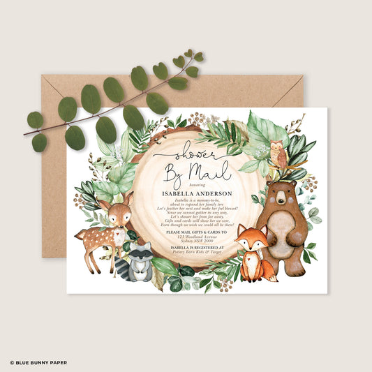 Baby Shower by Mail Invitation