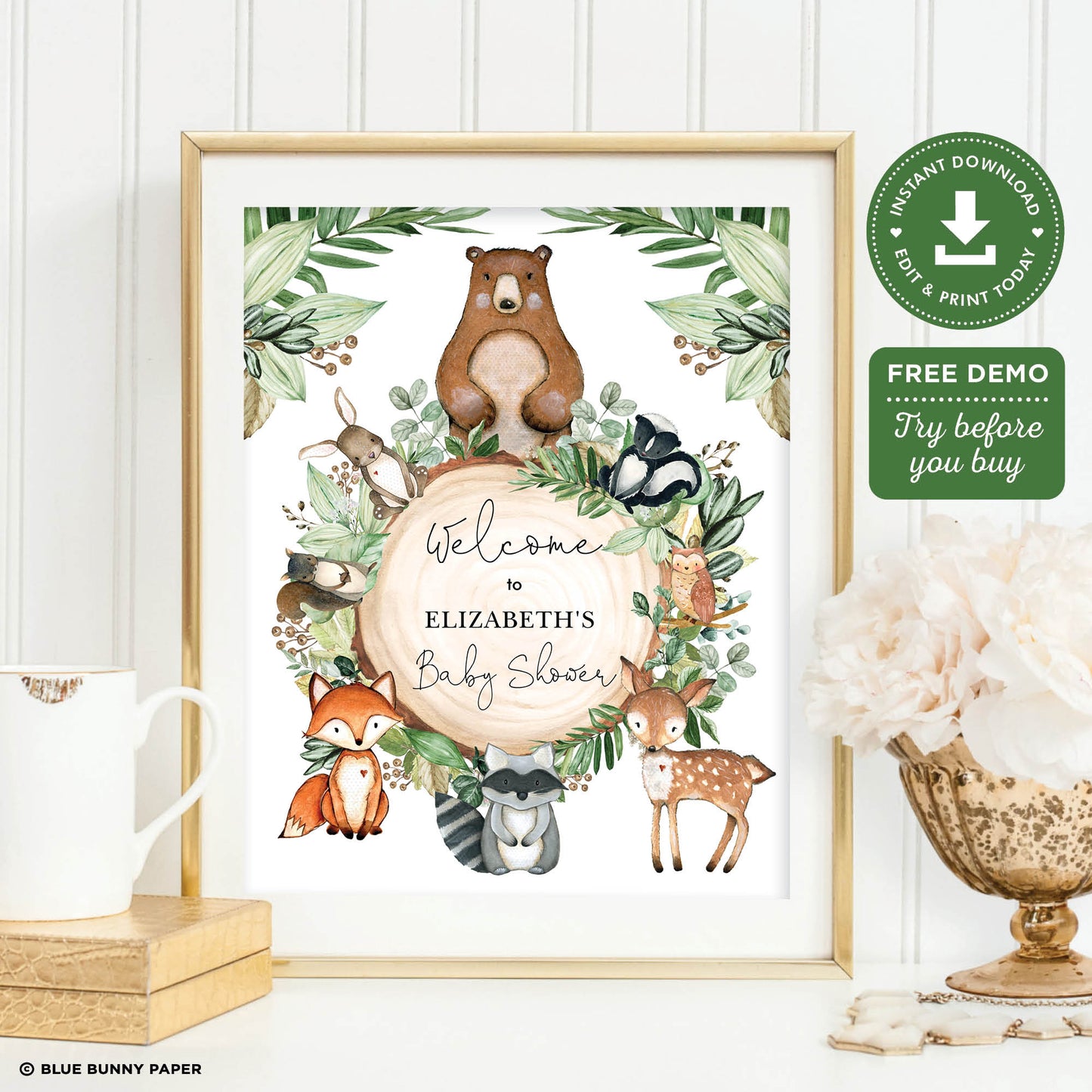 Baby Shower Welcome Sign