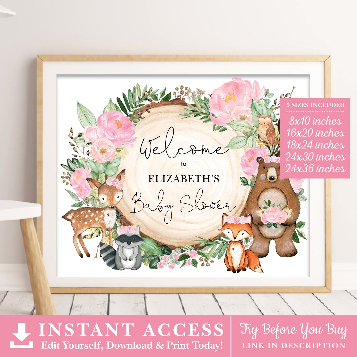 Party Welcome Sign