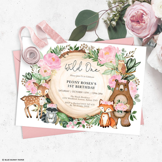 Wild One Birthday Invite