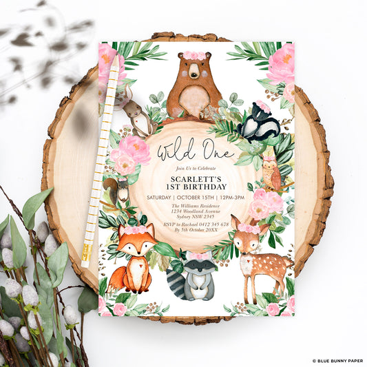 Wild One Birthday Invite