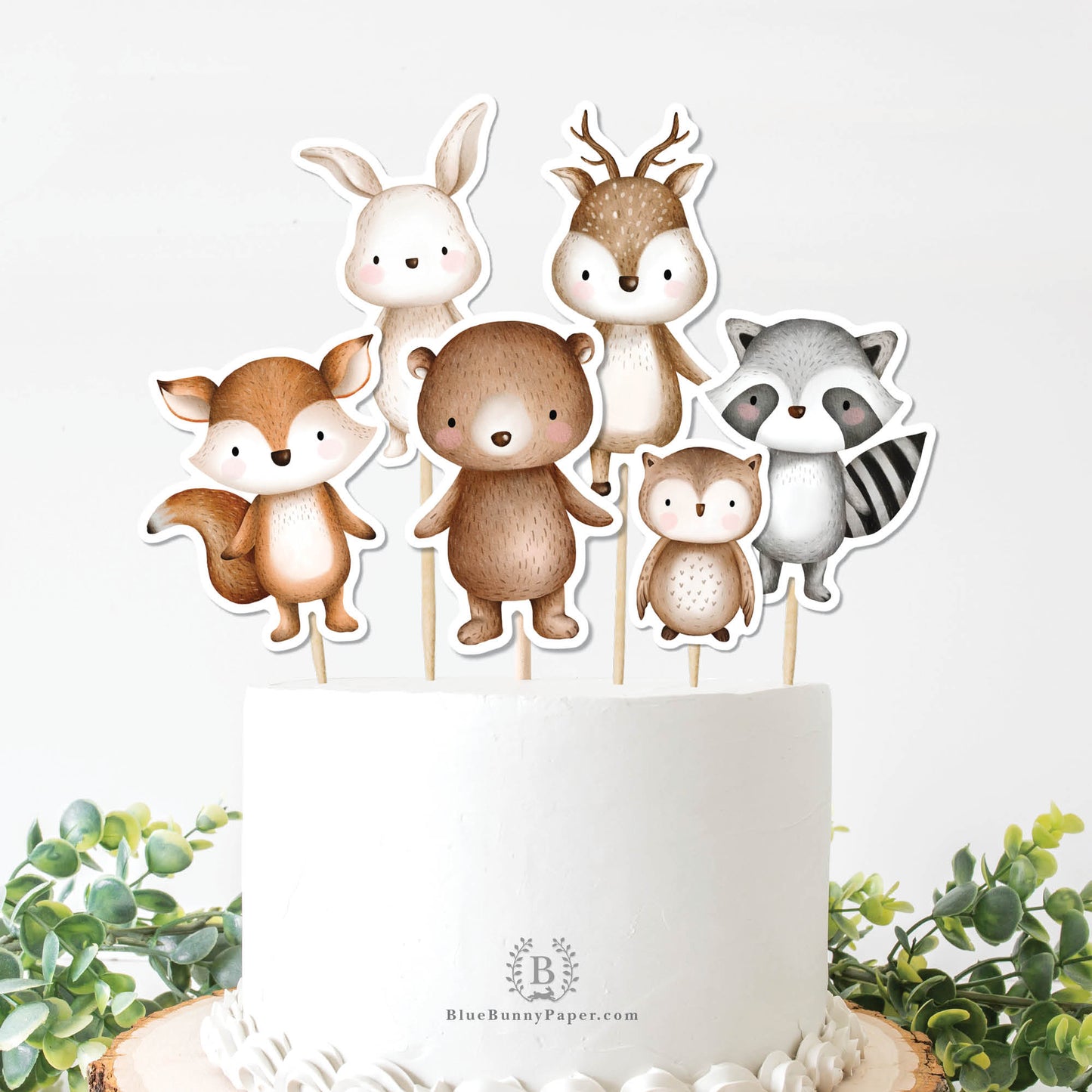 Woodland Cake Toppers
