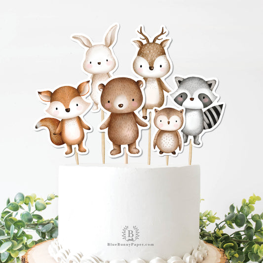 Woodland Cake Toppers