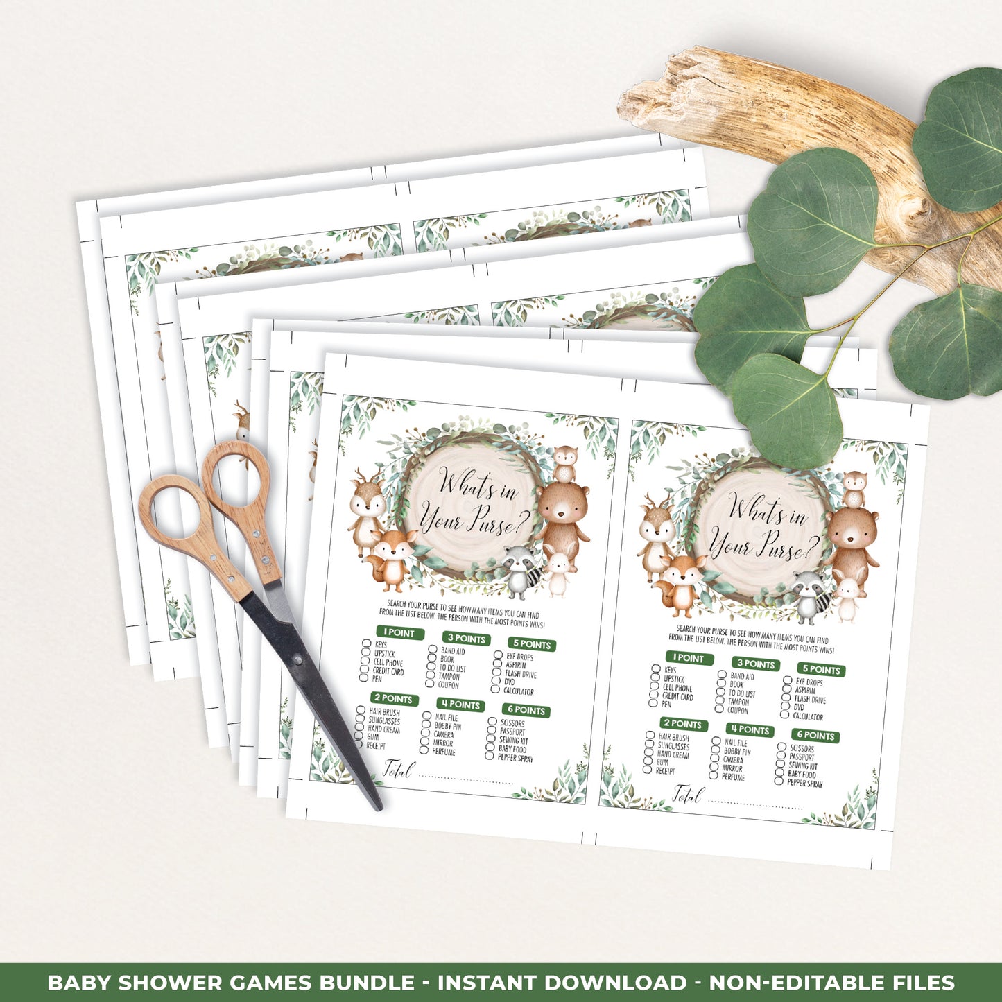 Baby Shower Games Bundle