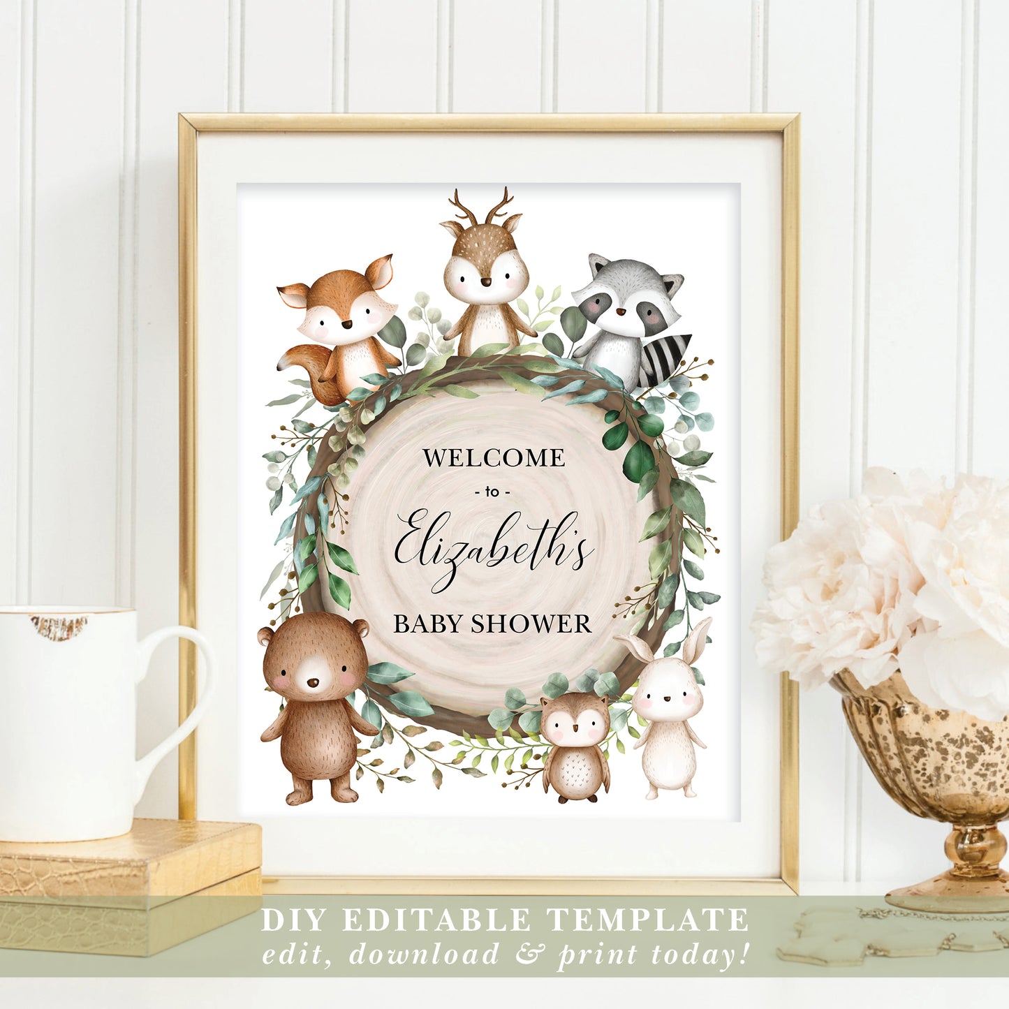 Baby Shower Welcome Sign