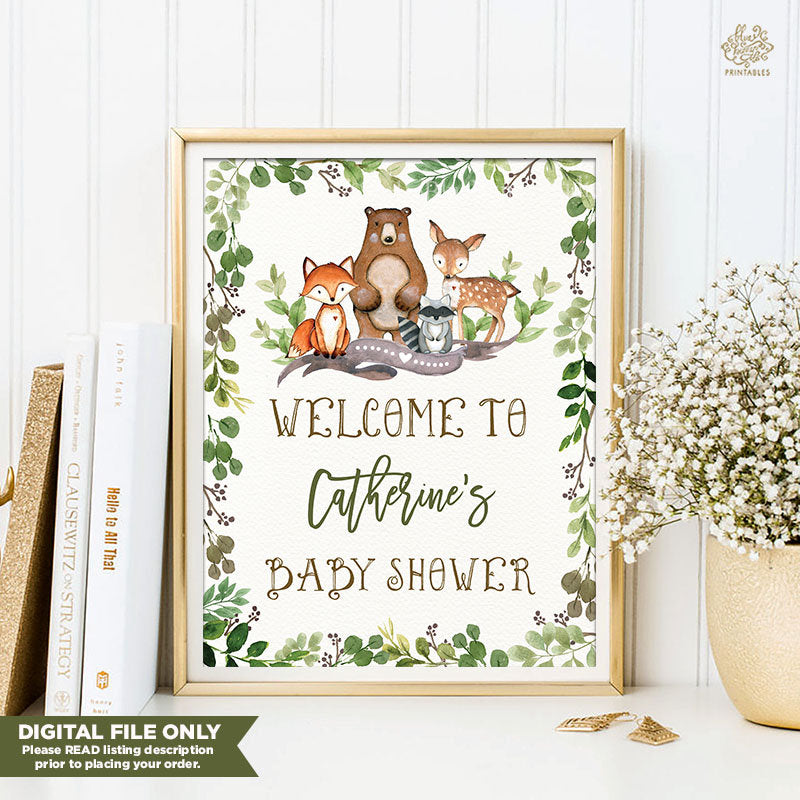 Baby Shower Welcome Sign