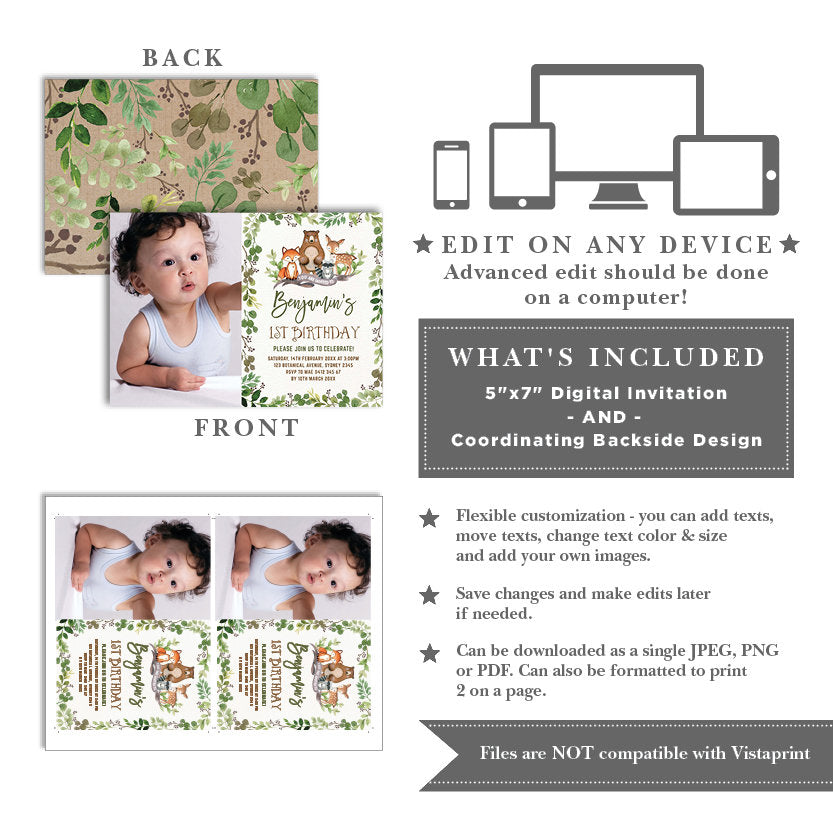 Birthday Photo Invitation