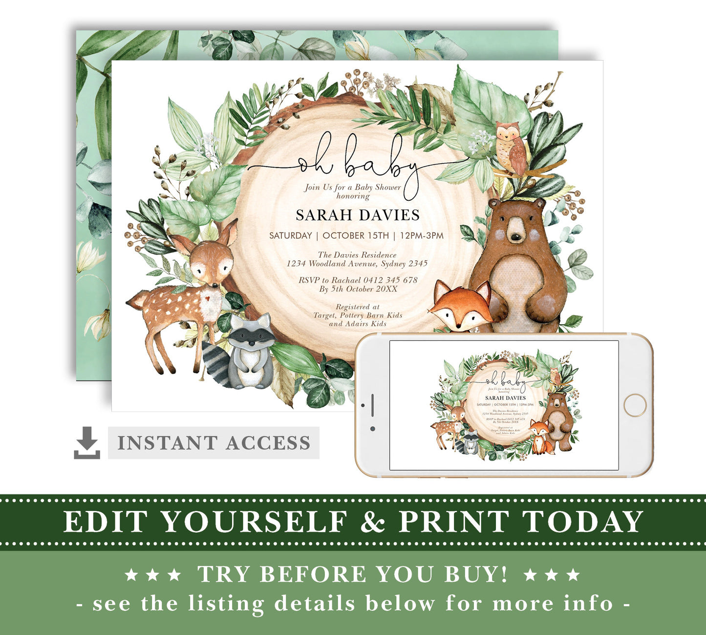 Baby Shower Invitation