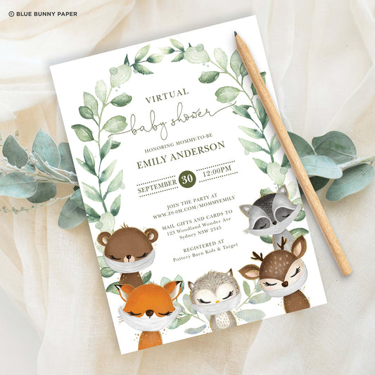 Virtual Baby Shower Invitation