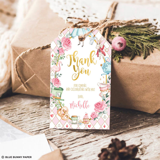 Alice in Wonderland Favor Tags