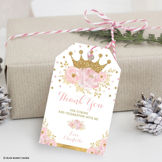 Princess Favor Tags