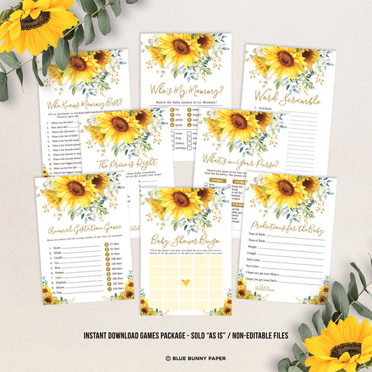 Baby Shower Games Package